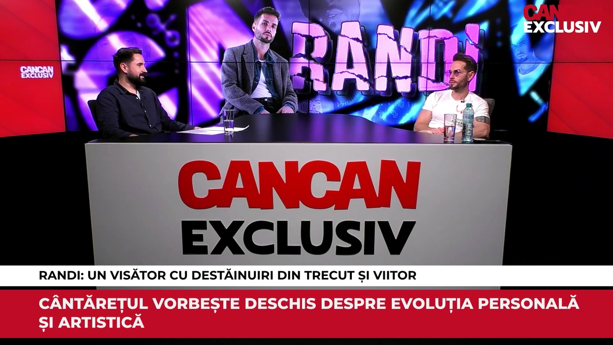 Randi a făcut spectacol în cadrul emisiunii CANCAN EXCLUSIV, difuzată pe canalul de YouTube @Cancanoficial (Foto: captură video)