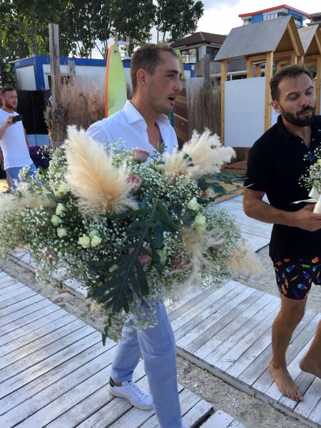 Vladimir Drăghia a apărut cu fața tumefiată la propria nuntă, care a avut loc în urmă cu două luni