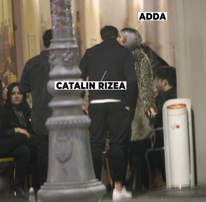 Adda și Cătălin Rizea s-au sărutat pătimaș