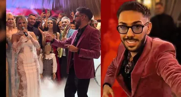 Armin Nicoară și Claudia Puican, petrecere de nuntă și botez în aceeași zi! Nașa și-a făcut intrarea cu elicopterul