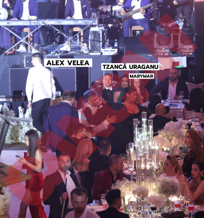 Alex Velea îl felicită pe Florin Salam (Foto: CANCAN.RO)