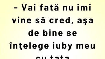 BANCUL ZILEI | „Iuby” și tata