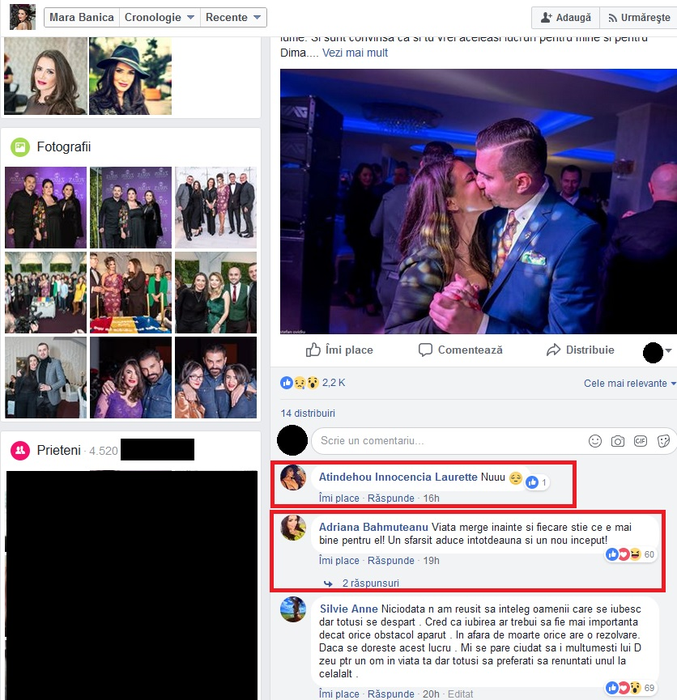 Adriana Bahmuțeanu i-a transmis un mesaj public Marei Bănică, după ce a anunțat despărțirea de iubit