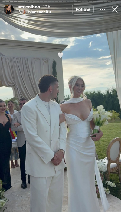 Vara nunților la echipa națională. Valentin Mihăilă s-a căsătorit cu Ami într-un decor de poveste