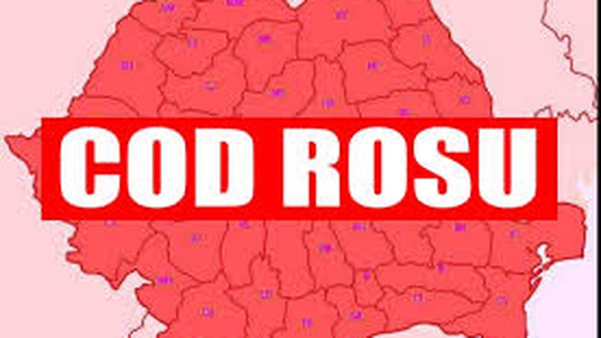 ANM: COD ROȘU. NU ieșiți din case dacă locuiți în aceste zone din România | UPDATE