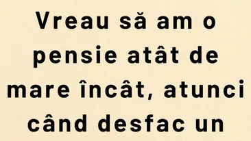 BANCUL ZILEI | Când poți spune că ai o pensie mare în România
