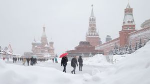 Fenomen extrem în Rusia! Moscova a fost îngropată în zăpadă. Vremea rea se răspândește în Europa