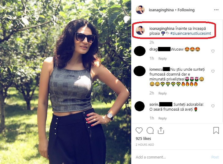 Ioana Ginghină, mesaj sfâșietor postat la scurt timp după ce ea și Alexandru Papadopol au semnat azi actele de divorț