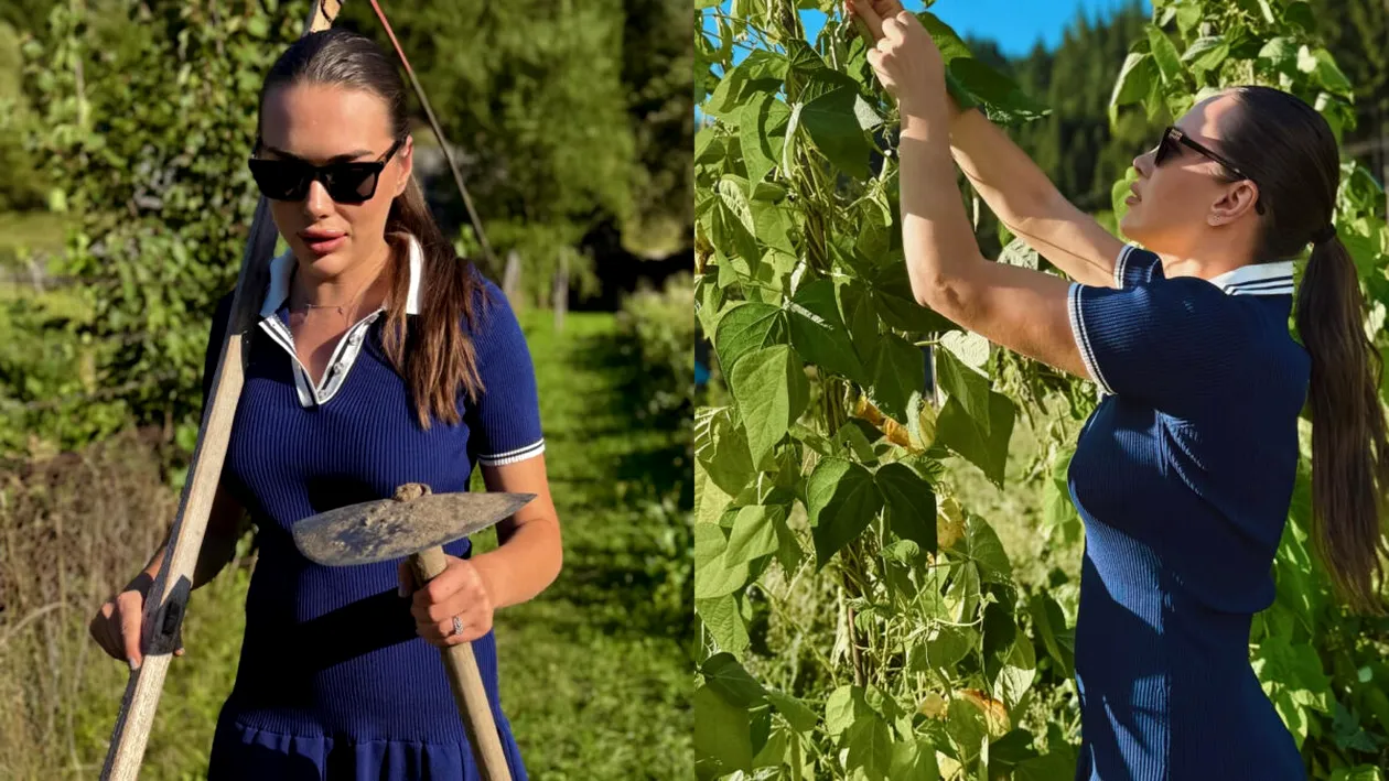 Cum arată casa în care Iustina Loghin a crescut. Fosta concurentă de la Insula iubirii a trecut la... sapă!