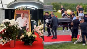 Imagini ireale de la parastasul lui Costel Corduneanu: "Costel cel Mare al Moldovei". FOTO + VIDEO