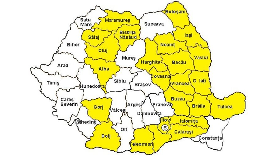 ANM, avertizare de vreme severă imediată în România. Oamenii sunt sfătuiți să evite aceste zone