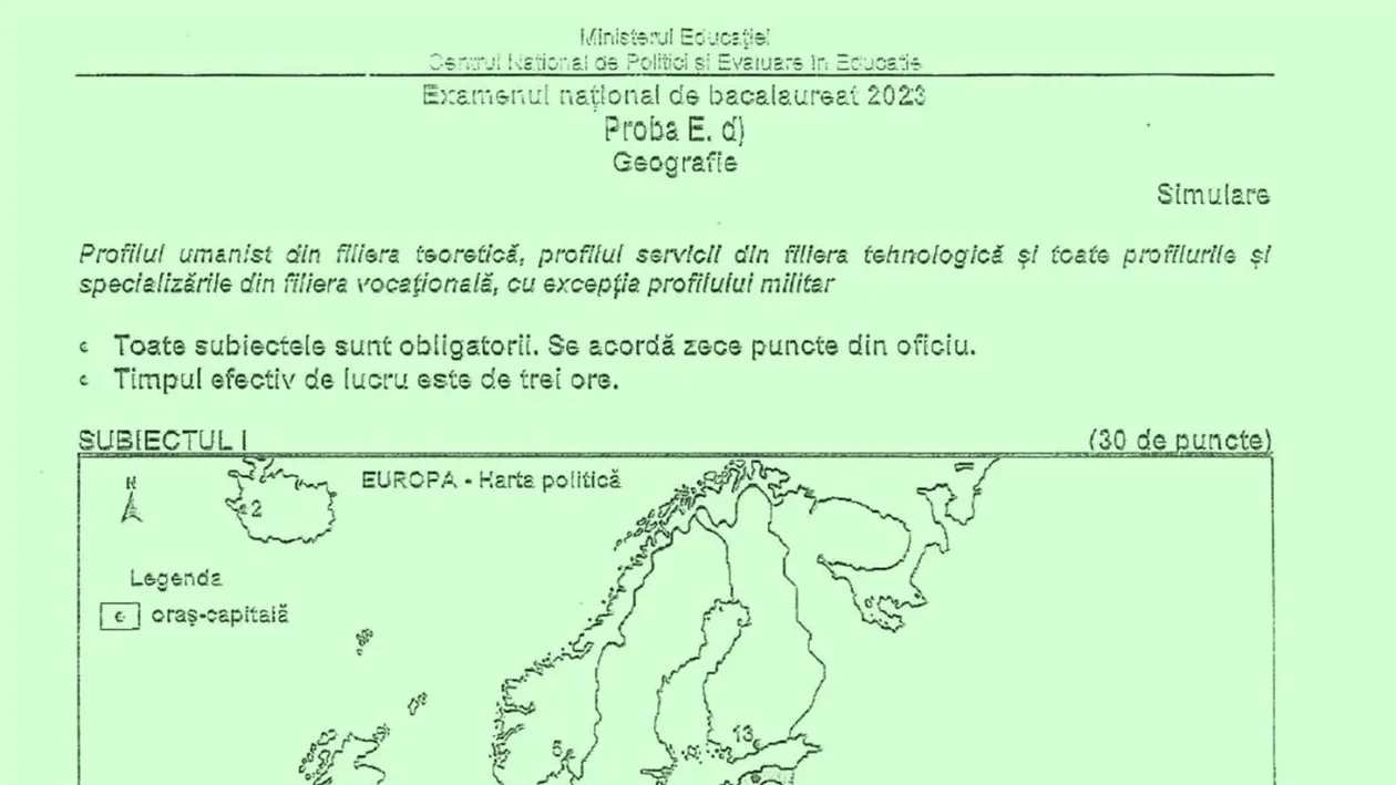 BAC 2023 | Rezolvarea subiectelor + baremul de corectare de la economie, geografie, psihologie, filosofie, sociologie și logică