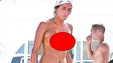 Nu mai are nicio rusine! Margherita de la Clejani, TOPLESS la mare