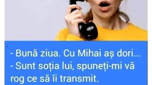 BANCUL ZILEI | Nevasta lui Mihai
