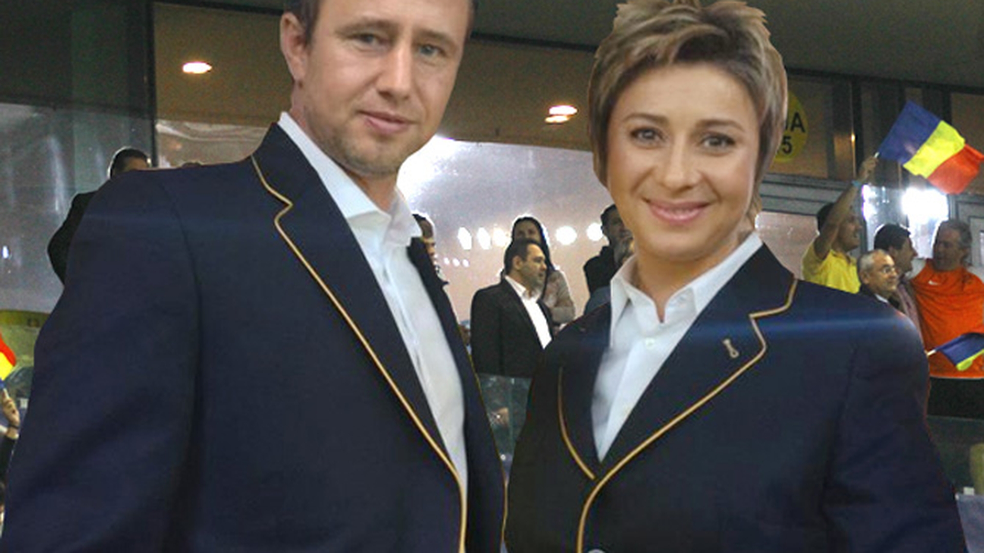 Au aratat ca niste gemeni! Prodanca si Reghe si-au facut costume identice special pentru meciul "tricolorilor"