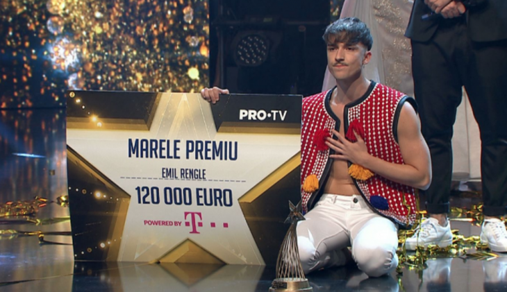 Emil Rengle a câștigat Românii au talent