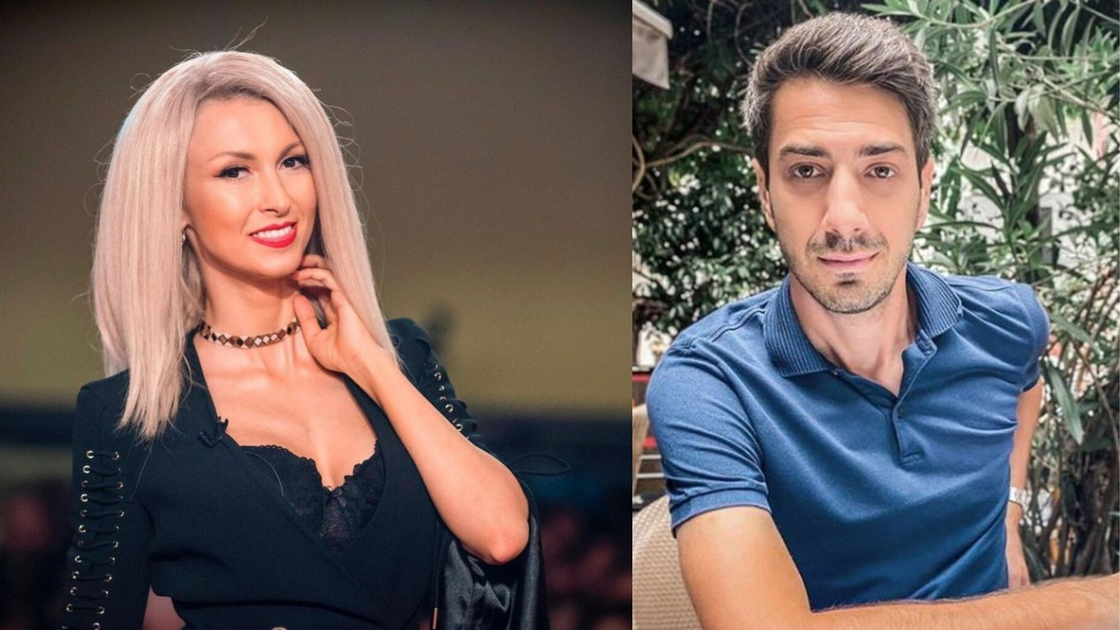 Reacția haioasă a Andreei Bălan, după ce Tiberiu Argint i-a spus un banc cu blonde: ”M-ai dat de gol”