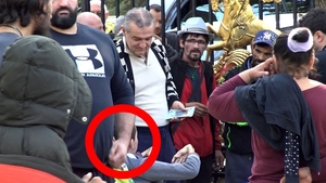 Imagini fabuloase! Câți lei i-a dat Gigi Becali acestui băiețel cu handicap