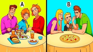 Test de inteligență | Care dintre aceste două familii este mai bogată?
