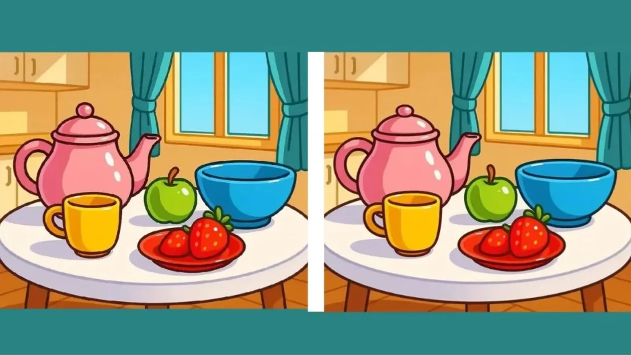 Test de perspicacitate | Identificați 3 diferențe între aceste două imagini! Geniile reușesc în 35 secunde