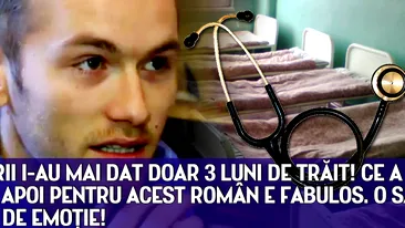 Doctorii i-au mai dat doar 3 luni de trait! Ce a urmat apoi pentru acest roman e FABULOS. O sa plangi de emotie!