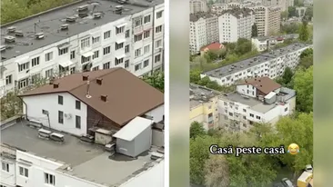 Asta e ultima! Cum arată vila cu mansardă, construită pe acoperişul unui bloc