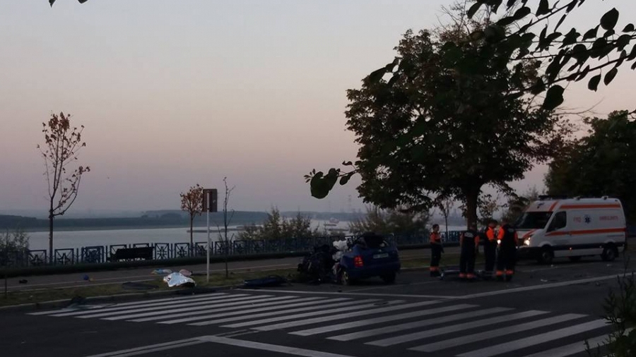 Accident grav! Doi tineri au murit pe Faleza Superioară din Galaţi