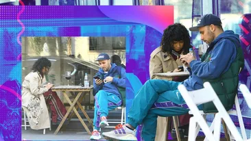 Inna și Deliric au ieșit la un pahar de vin “pe trotuar”