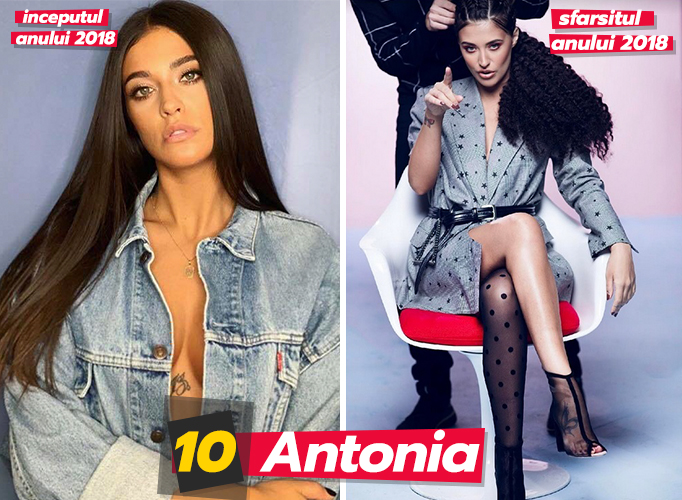 Antonia a adoptat o coafură afro