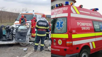 DN 6, blocat după un accident cumplit. Un om a murit și doi au fost răniți