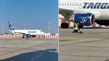 Momente de panică pe Aeroportul Otopeni! O femeie cu un copil mic în brațe a încercat să prindă avionul din mers