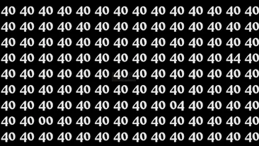 Iluzie optică virală | Găsiți numerele 00, 04 și 44 ascunse în imagine. Geniile reușesc în 9 secunde