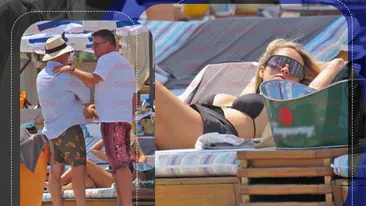 Otniela și „Prințișorul asfaltului”, împreună, dar separați pe plajă la Mamaia. Escapada de pe litoral le-a pus relația la încercare