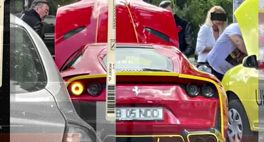 Rafinatul domn Dan a rămas din nou în pană cu Ferrari-ul. Cine l-a „salvat” pe milionar de această dată