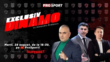 EXCLUSIV DINAMO, azi de la ora 18.30. Ionuț Lupescu, invitat special: cine este omul care primește mai multă putere la Dinamo și noutăți despre asociere și noul stadion!