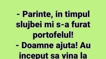 BANC | Părinte, în timpul slujbei mi s-a furat portofelul