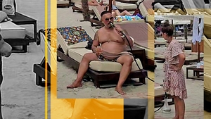 Sorinel Puștiu s-a „refugiat” la mare, cu soția, paharul și narghileaua alături. Sultan la Năvodari!