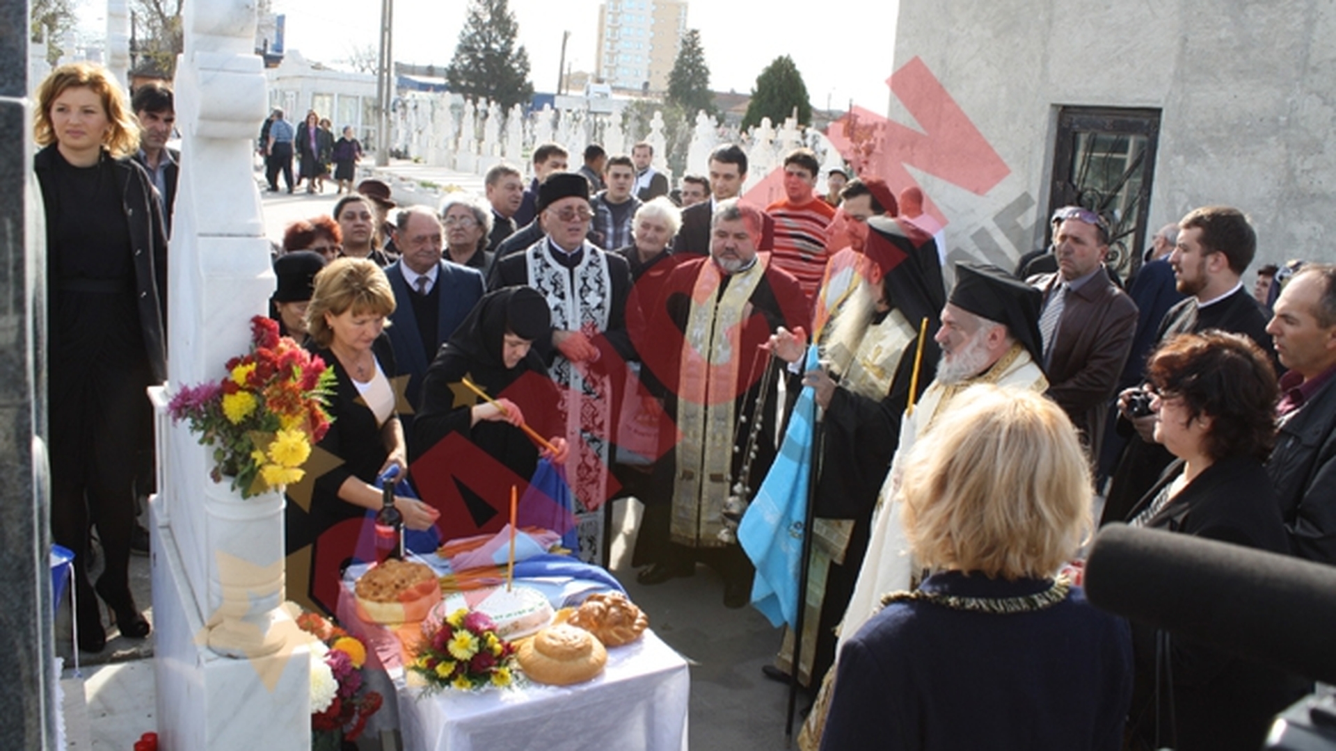 Slujba de pomenire pentru mama presedintelui Traian Basescu