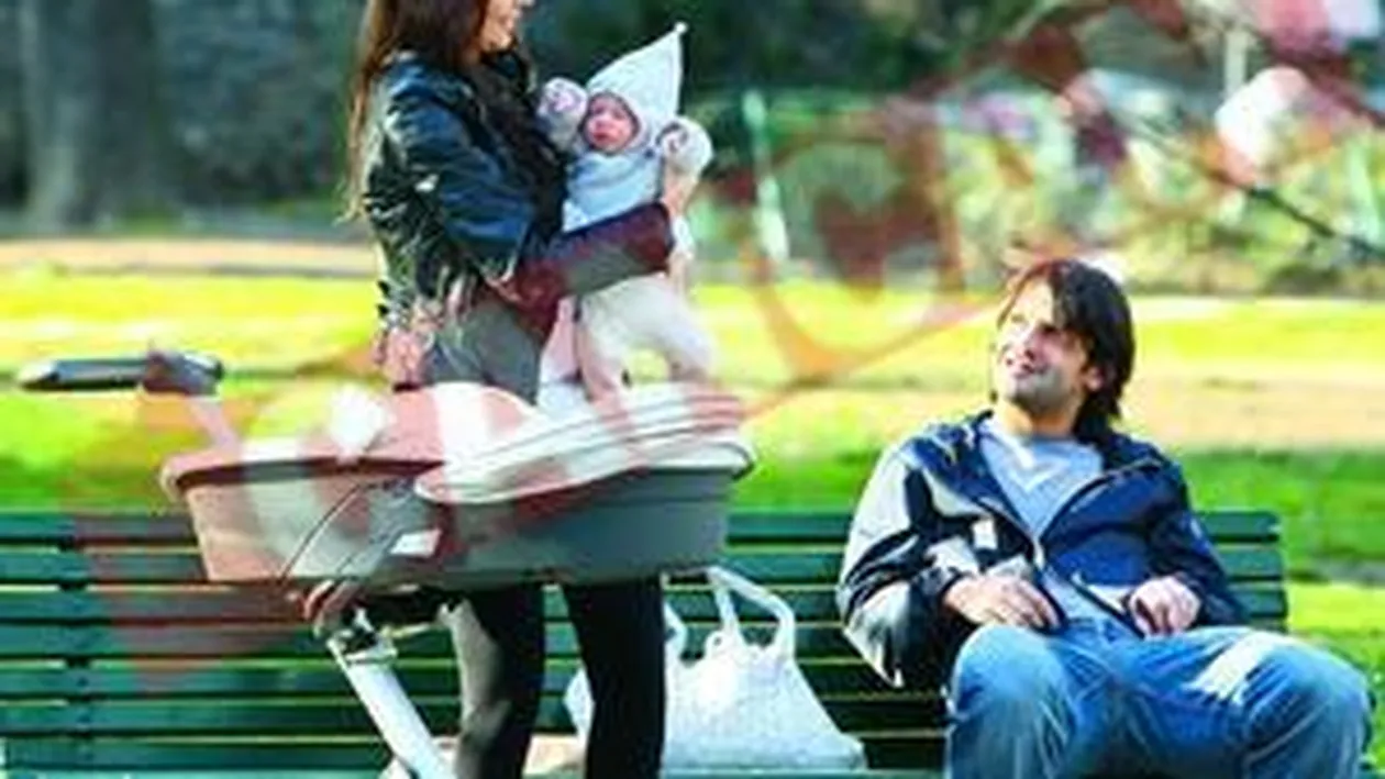 Adelina Chivu a  petrecut prima zi departe de fiica ei