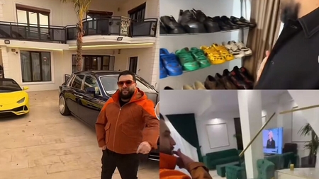 Cum arată palatul lui Tzancă Uraganu' de la Ploiești. Are 2 etaje și 600 de metri pătrați!