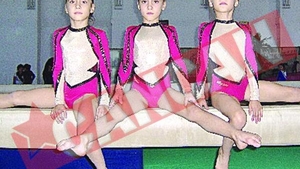 Gimnastele triplete, la "Dansez pentru tine"