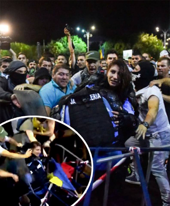 Mihail Bumbeș, protestatarul salvator care a apărat-o pe jandarmeriță de huligani: “O ploaie de pumni şi picioare încasate, eu și toți cei care reușiserăm să facem un baraj viu”