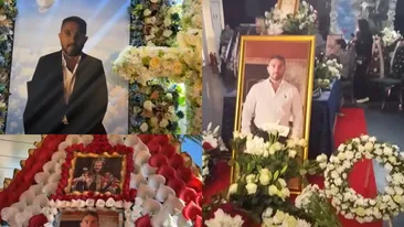 Coroană funerară spectaculoasă la priveghiul lui Costel Corduneanu! Cum arată aranjamentul de 3 metri care poate intra în Cartea Recordurilor