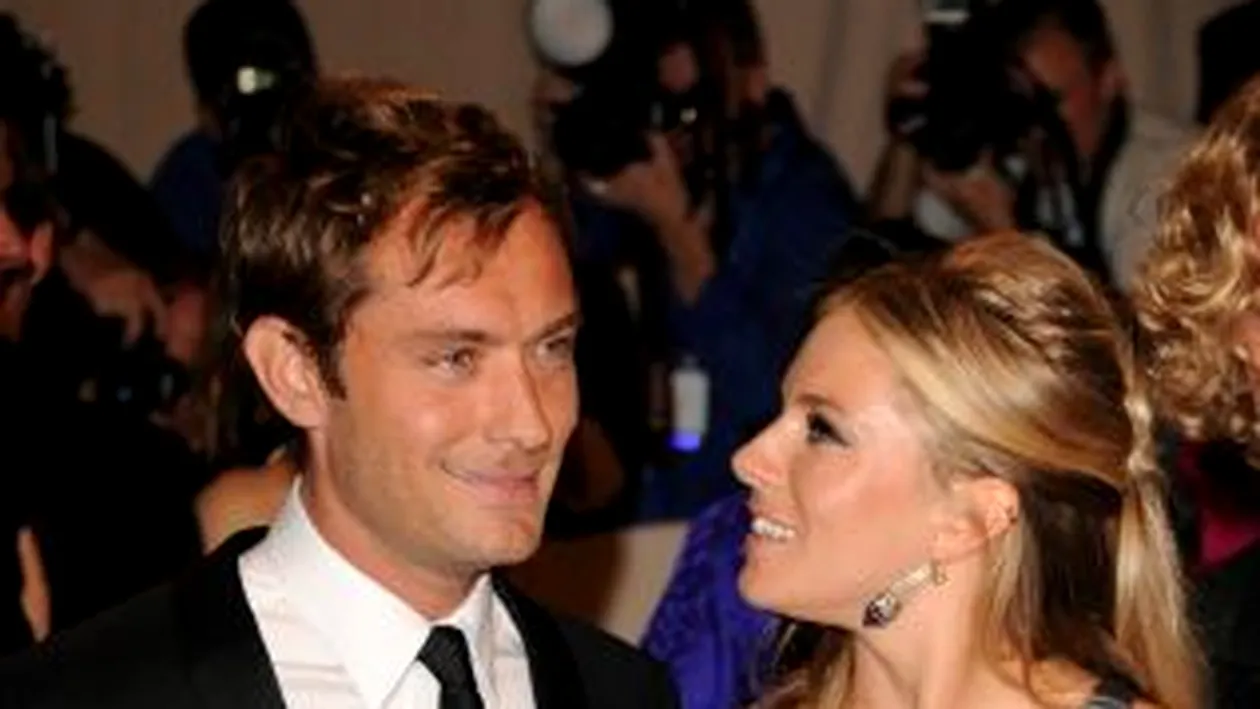 Jude Law, despre impacarea cu Sienna Miller: Sunt foarte fericit. Sunt foarte fericit ca sunt fericit