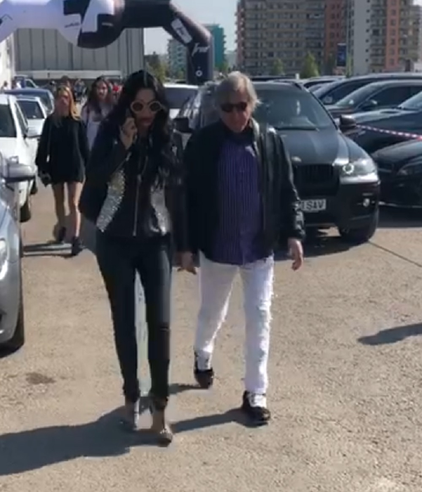 Brigitte și Ilie Năstase au venit de mână la club