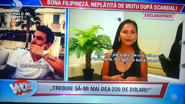 Scandalul bonei filipineze a lui Mutu reîncepe! Bona îl acuză pe Mutu că îi datorează bani. Ce spune Tiberiu