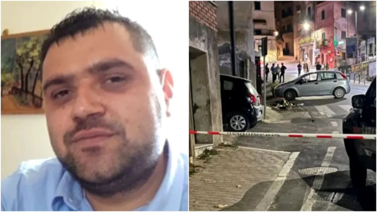 Imaginile durerii de la înmormântarea lui Valentin, bărbatul ucis în Italia. O fetiță de 5 ani a rămas fără tată