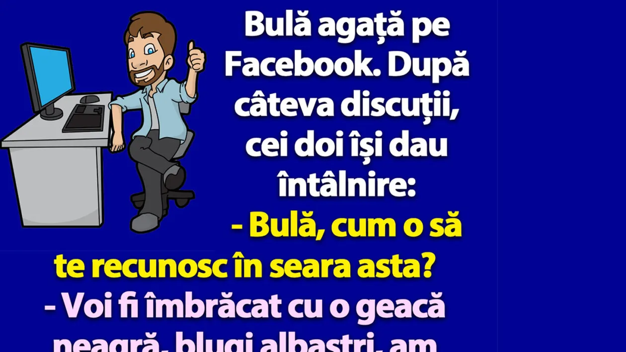 BANC | Bulă agață pe Facebook