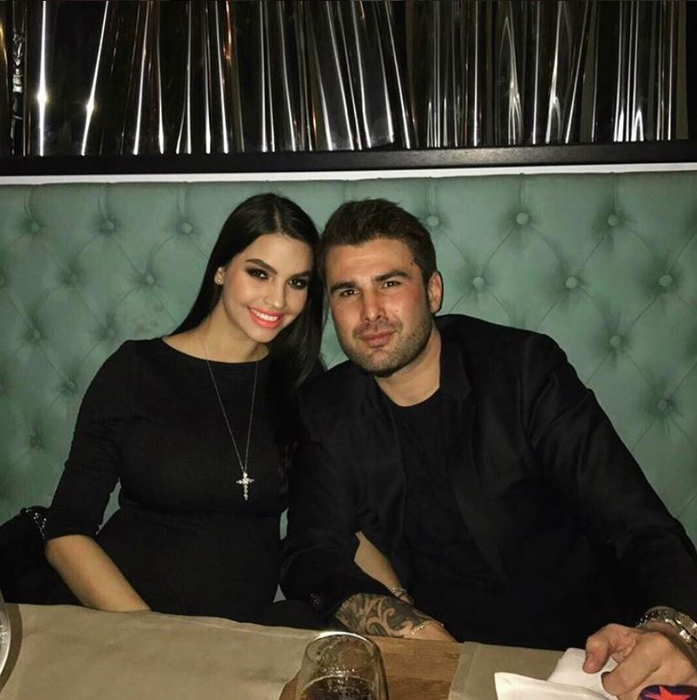 Adrian Mutu şi soţia sa au ales deja cuplurile de naşi pentru botezul fiului lor