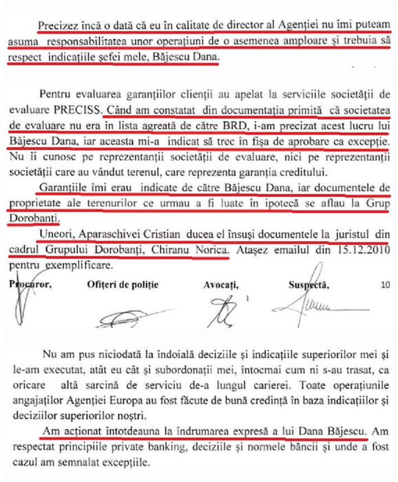 Denunțul angajatei BRD implicate în mega-scandalul creditelor VIP